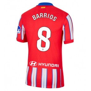 Atletico Madrid Pablo Barrios #8 Domaci Dres 2024-25 Kratak Rukavima